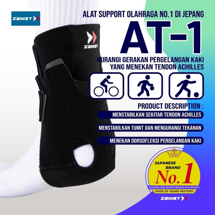 Achilles Tendon Support Deker Tumit Zamst AT-1 Japan Original
