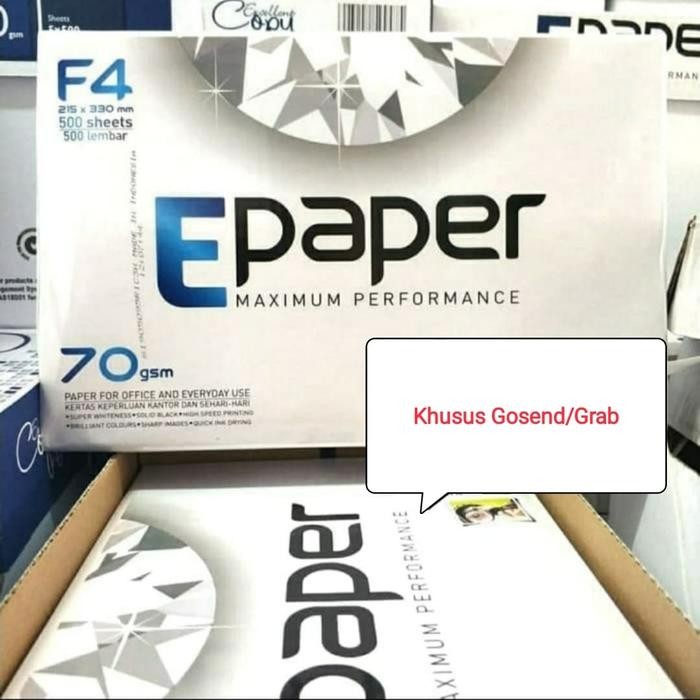

Khusus Grab! Kertas F4 70 Gram E-Paper