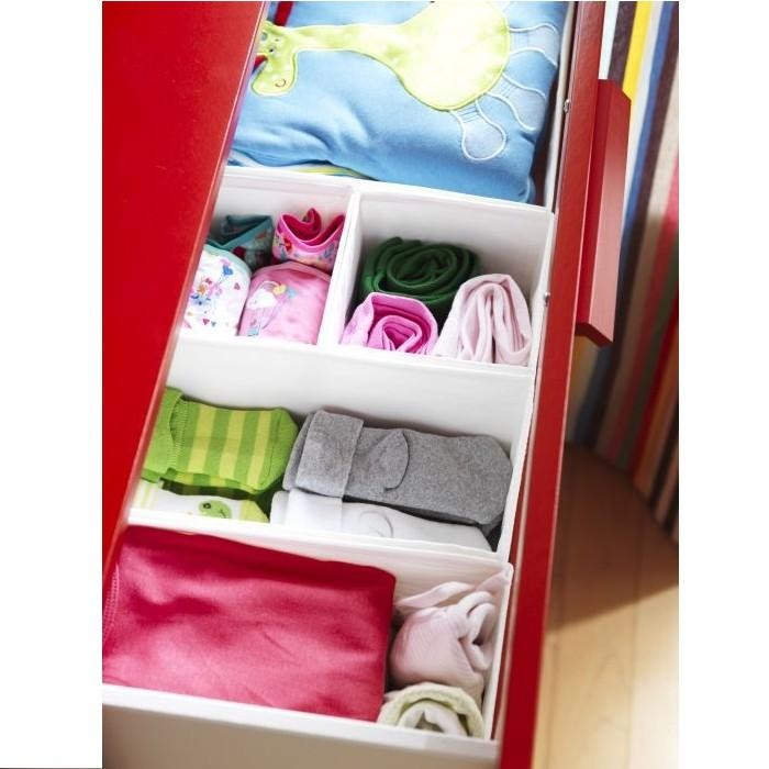 Drawer Organizer Set isi 6pcs Box Kotak Sekat Laci Lemari Pakaian Bayi