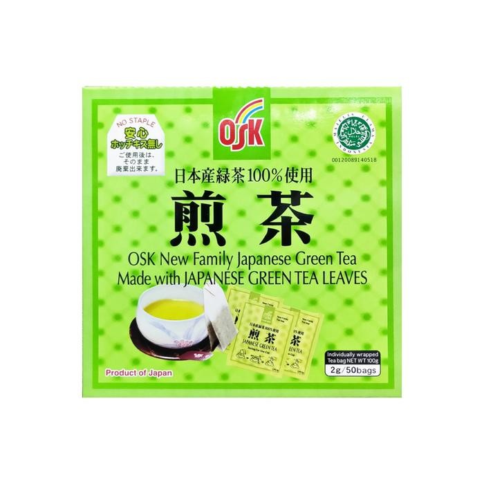 

Exp Lama OSK Japanese Green Tea 50 Sachet - Teh Hijau Jepang Shopee