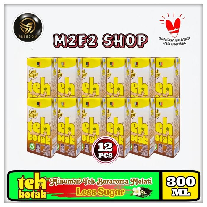 

Exp Lama Teh Kotak Ultra Jasmine Tea Less Sugar 300ml - Teh Melati Rendah Gula (12pcs)