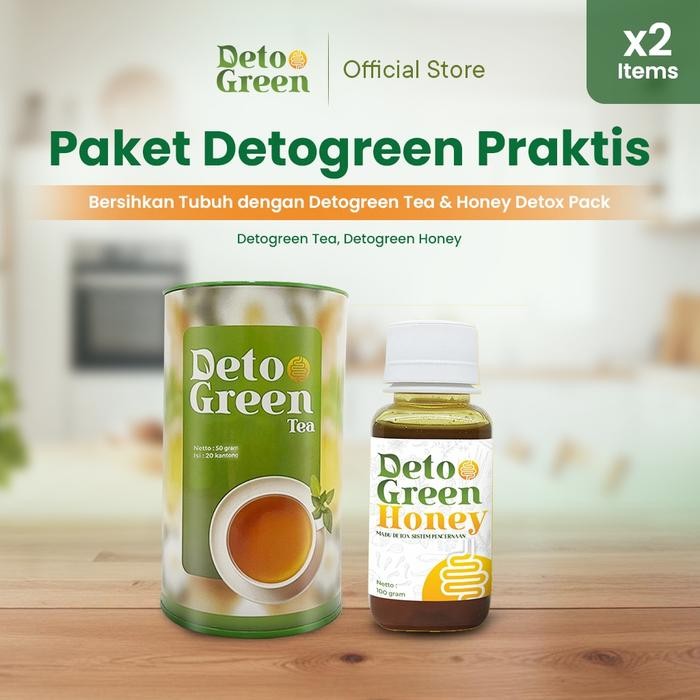 

Exp Lama Detogreen Paket Hemat Teh Herbal & Madu Alami 2 PCS - Minuman Sehat Detox Shopee
