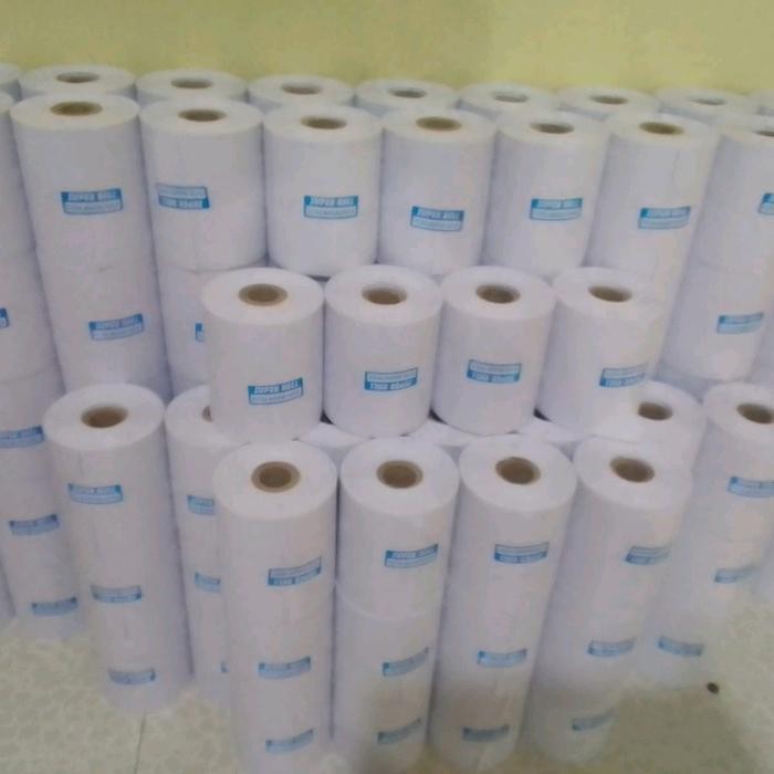 

KERTAS STRUK KASIR HVS 1 PLAY 7565 MM PAKET 10 PCS Paper Karton Roll