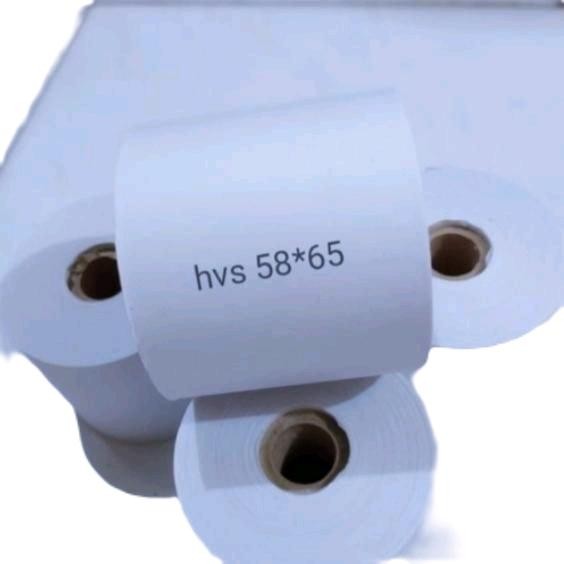 

Kertas kasir HVS 58x65 1ply / Struk kasir printer kalkulator 58mm Roll Putih