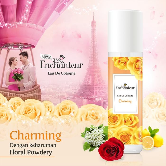 Enchanteur Eau de Cologne Charming Parfum 100 ml - parfum wanita