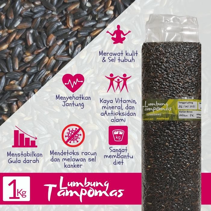 

Pilihan- Beras Hitam Diabetes, Jantung & KankerKemasan Vakum 1Kg +Bubblewrap