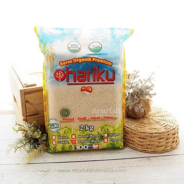 

Pilihan- Hariku, Organic White Rice Pandan Wangi 2 Kg (Beras Putih Organik)
