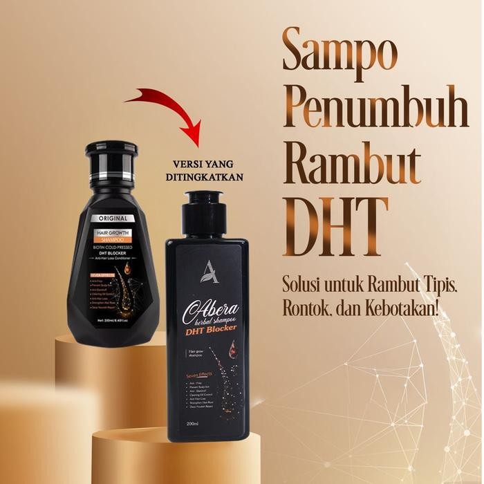 PROMO ABERA DHT SHAMPOO - MENGURANGI RONTOK & MENEBALKAN RAMBUT