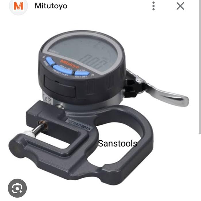 Berkualitas Mitutoyo 547-301 Thickness Gauge Digital Mitutoyo Japan Asli Terlariss 