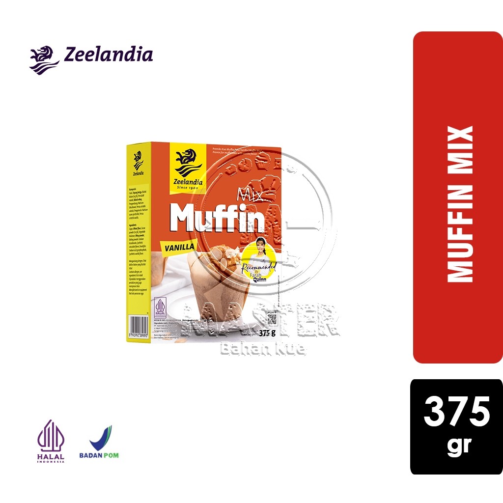 

Muffin Mix Kukus Zeelandia Premiks Muffin Instant [Box 375gr]