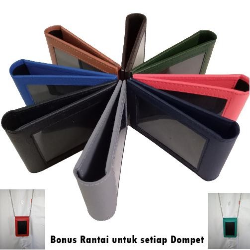 

jjm - Dompet id card magnet / Name Tag Saku / Holder id Card magnet