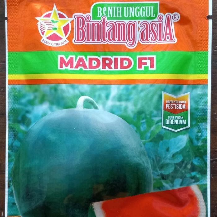 Benih Semangka Non Biji MADRID F1 20 Gram Bintang Asia