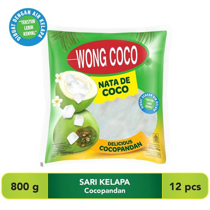 

Wong Coco Sari Kelapa Cocopandan Bag 800Gr x 12 ( 1 Karton )