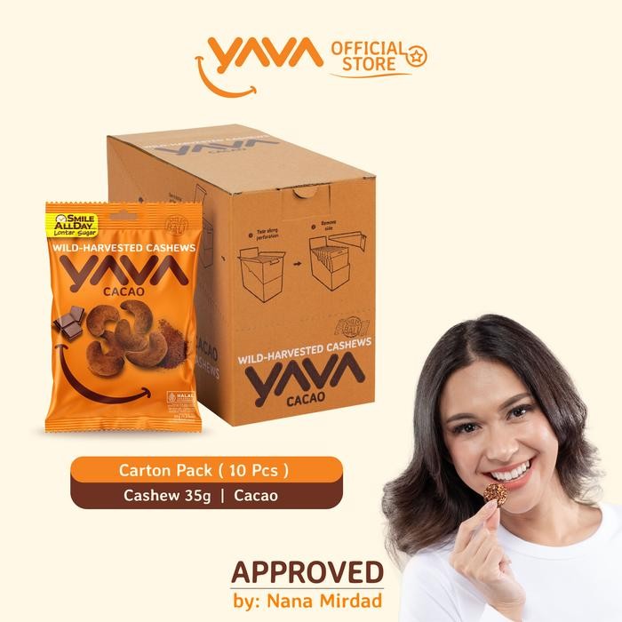 

YAVA Carton Pack Cashew Cacao ( 10 x 35g )