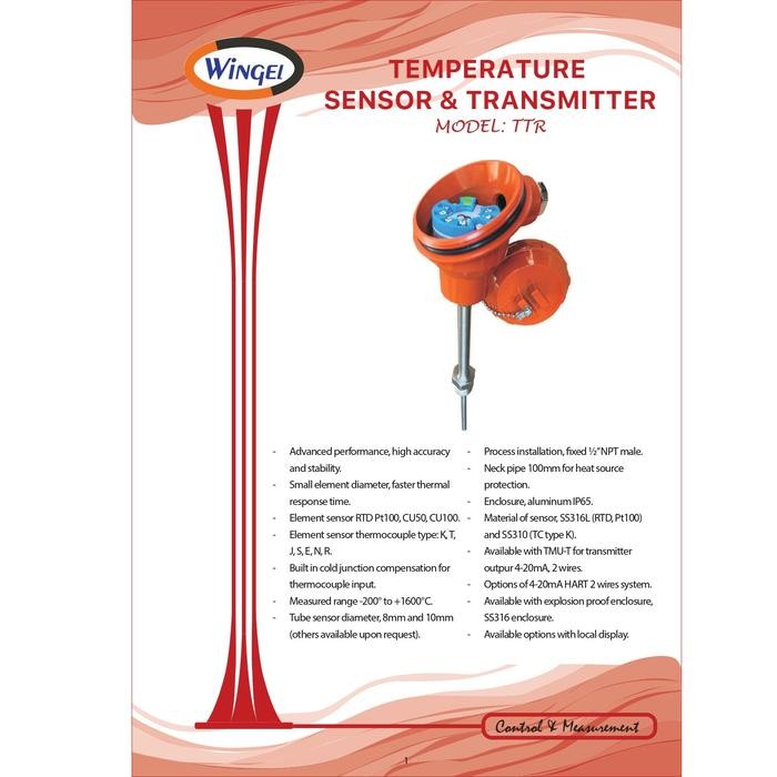 Terlaris Temperature Sensor , Rtd - Pt100 Terlariss 