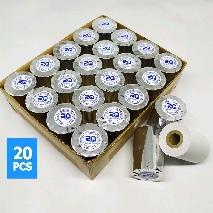 

Pilihan- Kertas Thermal 57 X 40 Struk Kasir Merek Rq Hitam