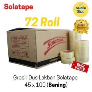 

Pilihan- Grosir 1 Dus Lakban Bening - 45X100 - Solatape - Isi 72 Roll