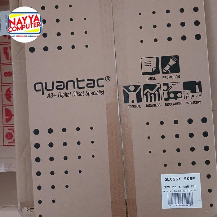 

Pilihan- Sticker A3+ Quantac Vinyl Glossy White Skbp
