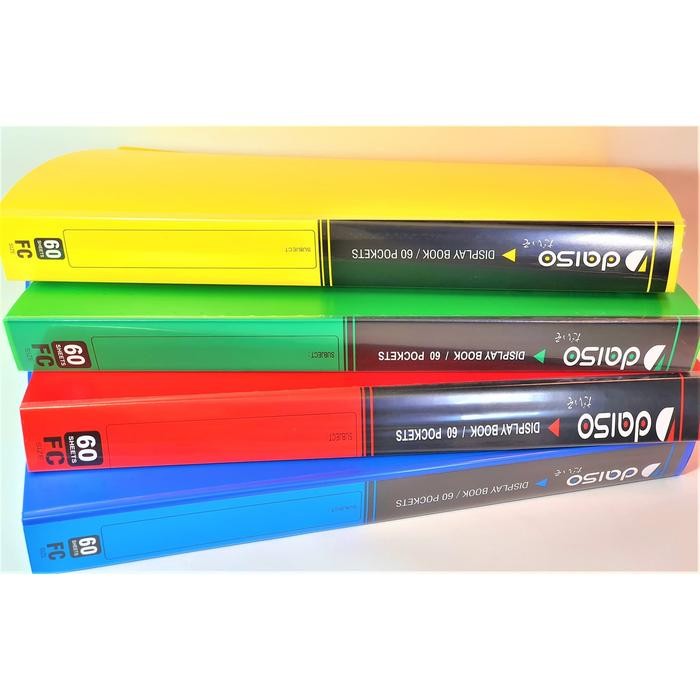 

Pilihan- Map Plastik Dokumen Folio F4 60 Lembar Document Holder Clear Holder