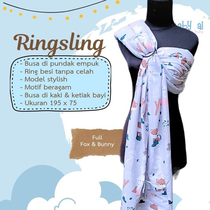 Baby Al Gendongan Ring Sling Bayi Kain Panjang