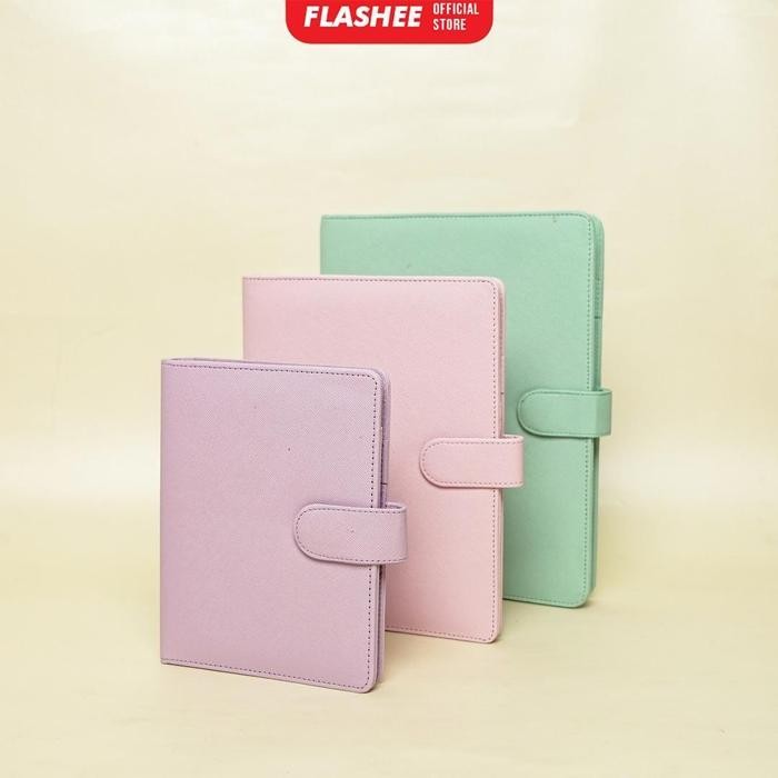 

Flashee Stationery Binder Sekolah A5 Kertas Lubang Ring 20 Eksklusif Organizer Warna Coklat Tua Kode