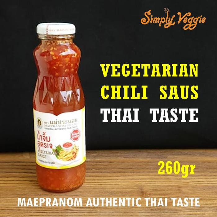 

Pilihan- Maepranom Brand Vegetarian Sauce / Thailand Chili Saus Thai Vegetarian