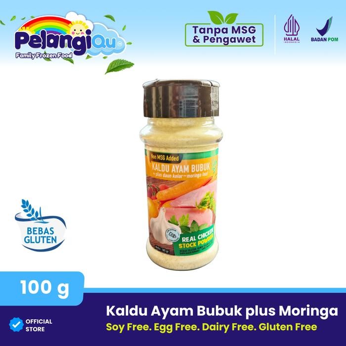 

Pilihan- Kaldu Ayam Non Msg Plus Daun Kelor Pelangi Gluten Free & Dairy Free