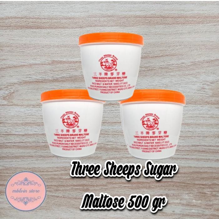 

Pilihan- Gula Three Sheeps Sugar Maltose 500 Grm
