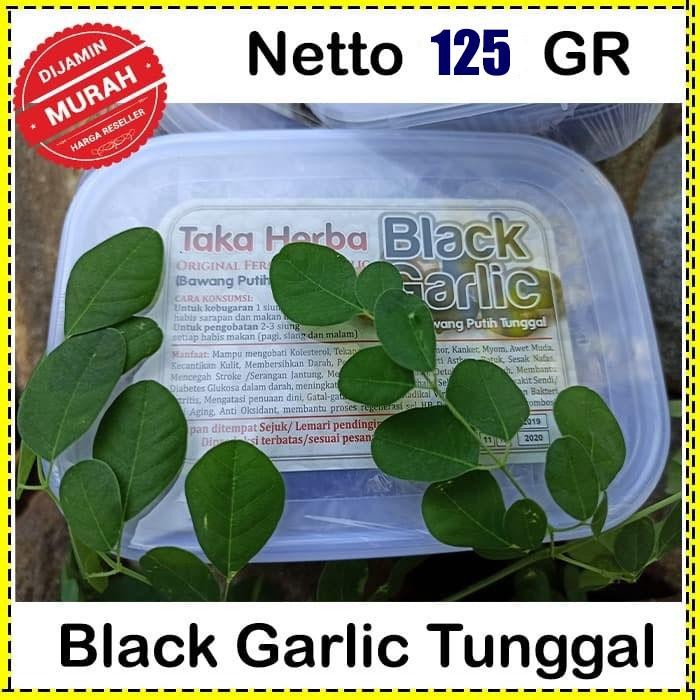 

Pilihan- Black Garlic Lanang 125 Gram - Bawang Putih Tunggal Hitam