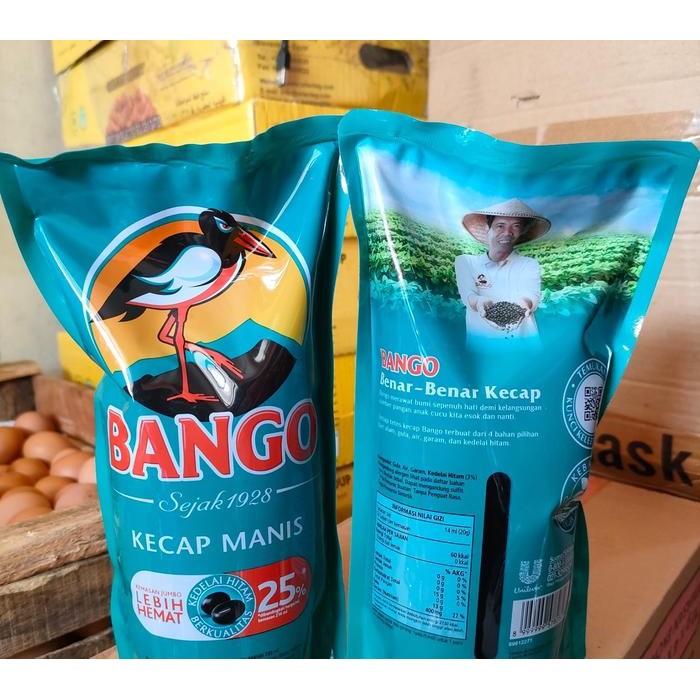 

Pilihan- Bango Kecap Manis Refill- 720Gr Kemasan Baru 700 Gr