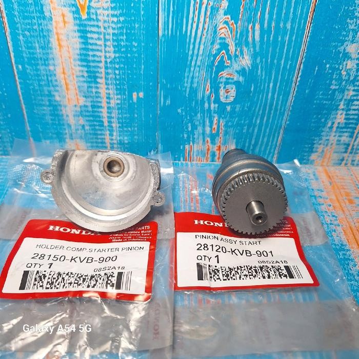 Produk Baru Paket Gigi Pinion Starter + Tutup Granat Vario 110 Beat Scoopy Spacy Honda