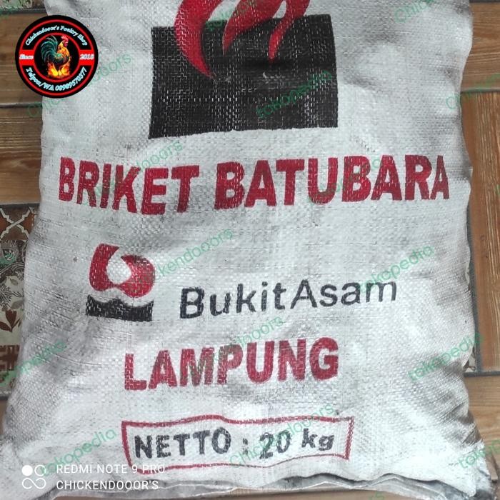Batubara BRIKET batu bara brongkol 1sak 1 zak 20kg