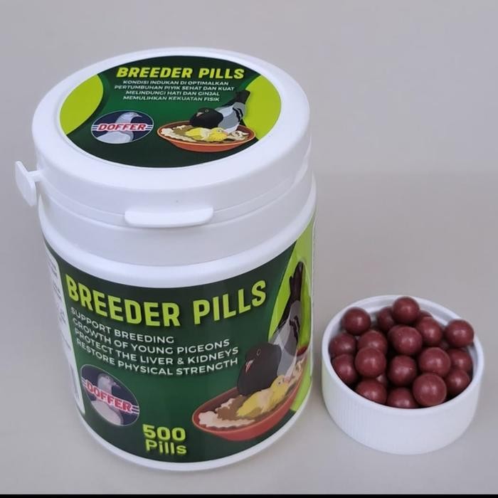 Breeder Pills Untuk Produksi Beternak Burung Merpati Hias Kolong Tinggian Pos Puter Kutut Derkuku