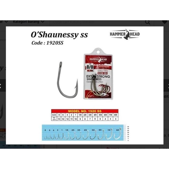 Pancing - Kail Hammerhead OSHAUGHNESSY 1920-SS