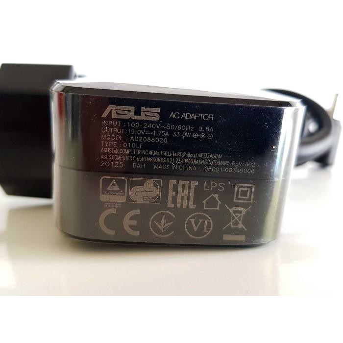 ADAPTOR-CHARGER ASUS 19V-1.75A ORIGINAL LAPTOP Model = AD2088020