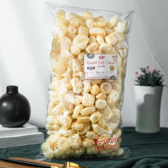 

ASLI Kerupuk Kulit / Jangek Goreng Christine Hakim Jumbo READY STOCK