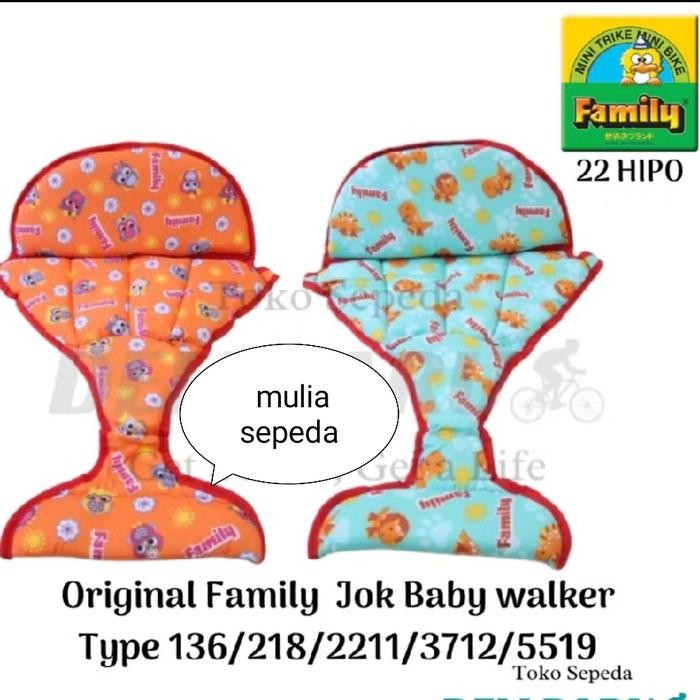 busa kain jok joc kursi dudukan baby walker family 136 2211 2213 2218