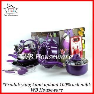 Panci Set / Wajan Penggorengan Anti Lengket / 17 Pcs Cookware Absolute Supra