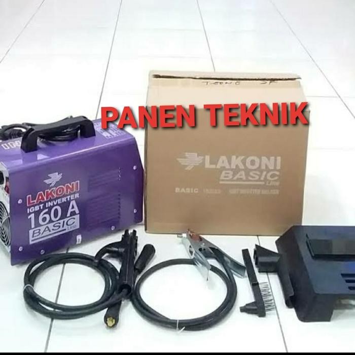 MESIN LAS INVERTER LAKONI BASIC 162 IXS TRAVO LAS LAKONI 160A