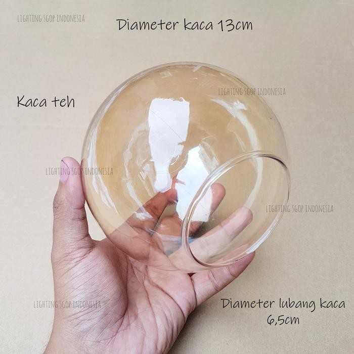 Kaca bulat untuk lampu gantung