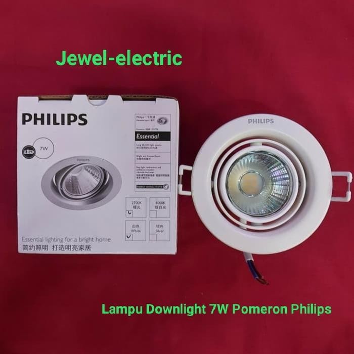 Lampu Led Spotlight Philips 7watt/7W Downlight Spot Philips PAMERON 7W