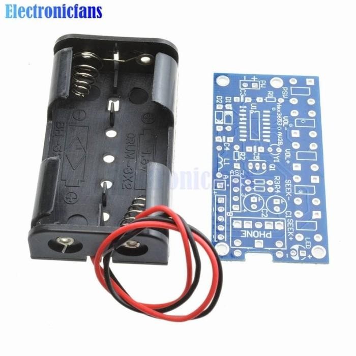 FM Radio Kit 76MHz-108MHz Wireless Stereo Audio Receiver DIY Module