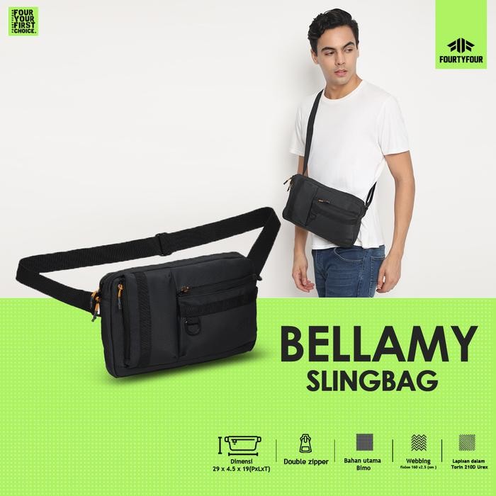 Eiger Wallets - Bellamy Tas Selempang Pria Waterproof Casual Sling Bag Ori