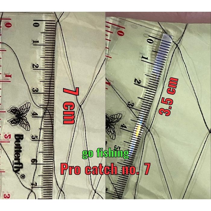 jaring nilon burung hitam no.7