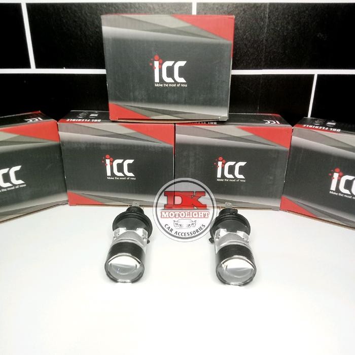 Paling Laris Lampu Projector Biled Mini Lens Icc Soket H4 Motor Mobil Super Terang Terlariss 