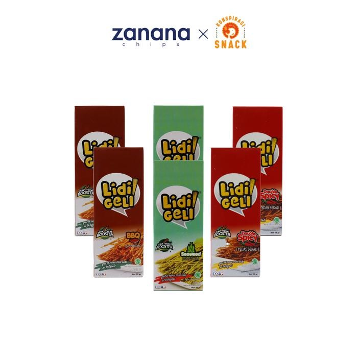 

ORIGINAL Paket Lidi Geli (lidi2an) 6 pcs Variants READY STOCK