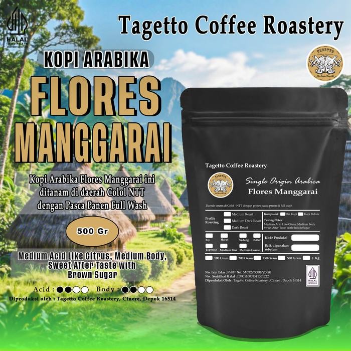 

Pilihan- Biji Kopi Arabika Flores Manggarai 500Gr Specialty Arabica Bean Ground Bubuk 500 Gram