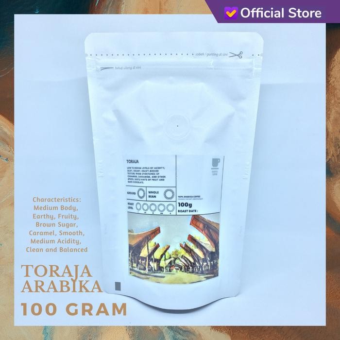 

Pilihan- Kopi Arabika Toraja 100 Gram Biji Dan Bubuk - Sutoyo Coffee