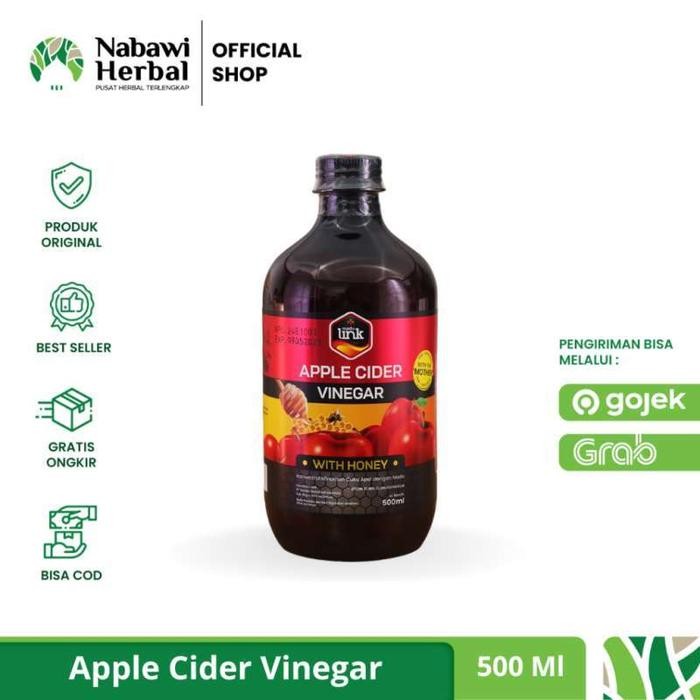 

Pilihan- Link - Cuka Apel Organik Premium - Apple Cider Vinegar With Mother 500Ml - By