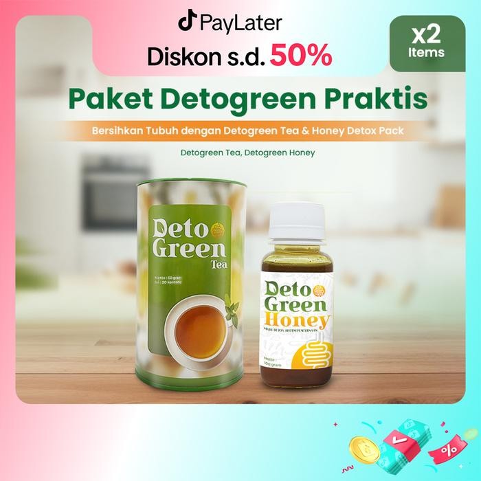 

Pilihan- Detogreen Tea & Detogreen Honey Paket Detox Alami Untuk Usus Lebih Sehat 2 Pcs